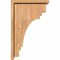 Ekena Millwork Pescadero Smooth Corbel w/Backplate, Western Red Cedar, 7 1/2"W x 14"D x 22"H COR08X14X22PEC01SWR - alternate 2